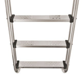 Pool Ladder 3 Steps Stainless Steel 304 120 cm - Top-Down View
