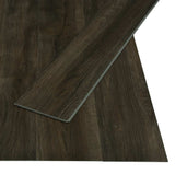 Click Floor 3.51 m² 4 mm PVC Dark Brown - Front View
