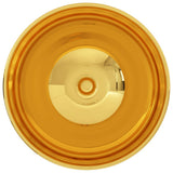 Wash Basin 32.5x14 cm Ceramic Gold - 45-Degree Angle