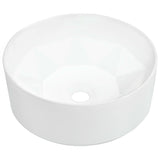 Wash Basin 36x14 cm Ceramic White - Front View