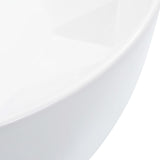 Wash Basin 36x14 cm Ceramic White - 45-Degree Angle