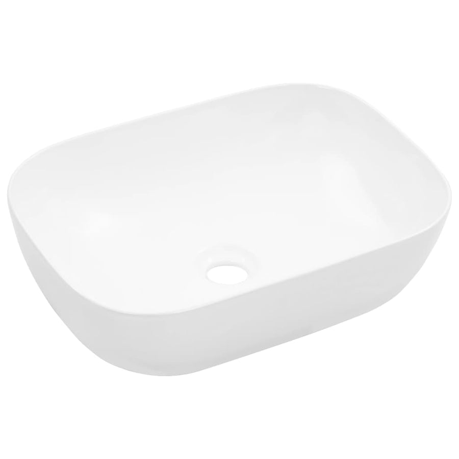 Wash Basin 45,5x32x13 cm Ceramic White