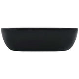 Wash Basin 45,5x32x13 cm Ceramic Black