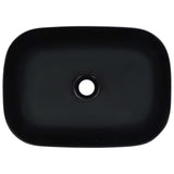 Wash Basin 45,5x32x13 cm Ceramic Black