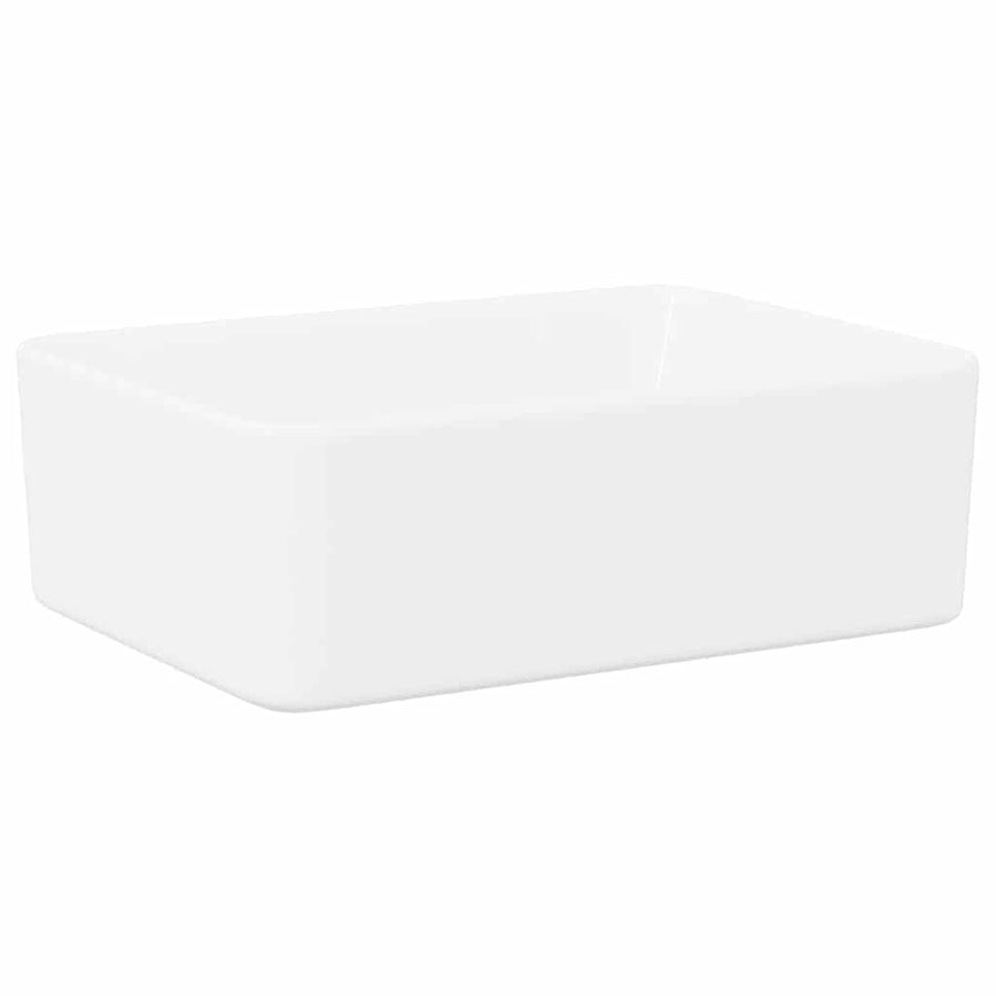 Wash Basin 40x30x13 cm Ceramic White