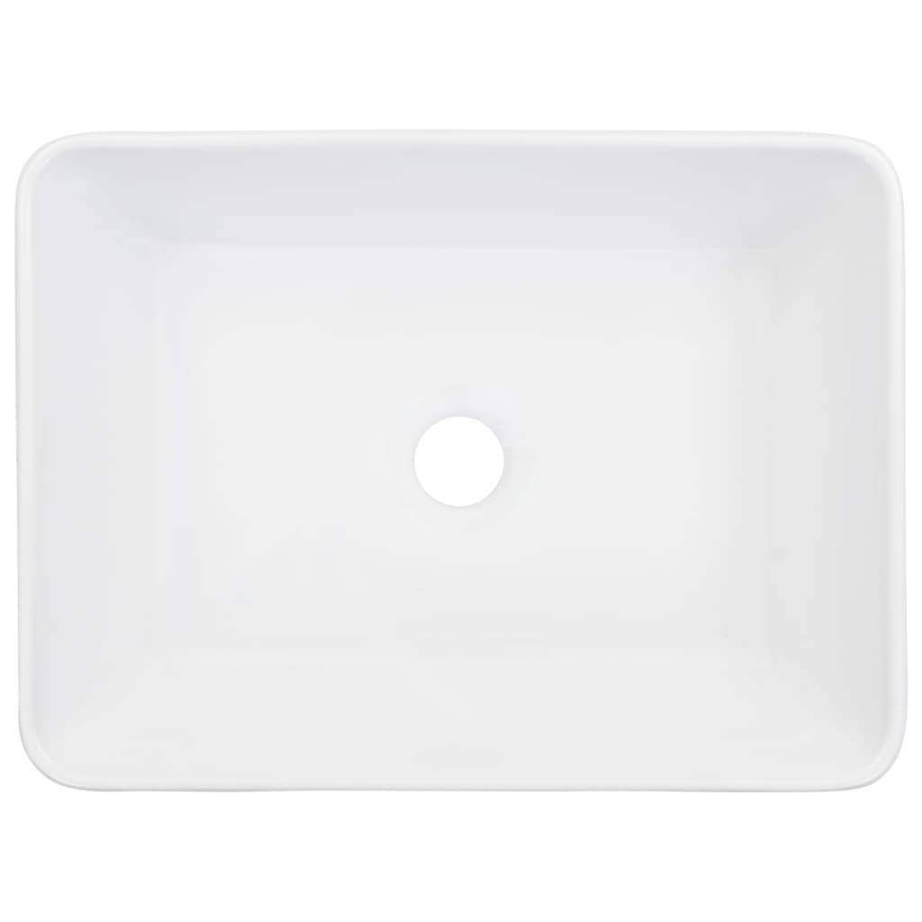Wash Basin 40x30x13 cm Ceramic White