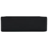 Wash Basin 40x30x13 cm Ceramic Black