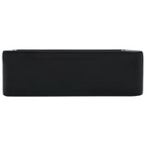 Wash Basin 40x30x13 cm Ceramic Black - 45-Degree Angle