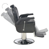 Barber Chair Black 72x68x98 cm Faux Leather