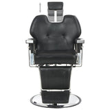 Barber Chair Black 72x68x98 cm Faux Leather - 45-Degree Angle