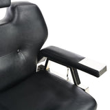 Barber Chair Black 72x68x98 cm Faux Leather