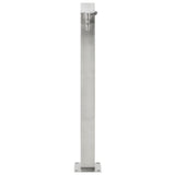 Garden Water Column Stainless Steel Square 95 cm - Front View