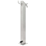 Garden Water Column Stainless Steel Square 95 cm - Top-Down View