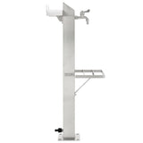 Garden Water Column Stainless Steel Square 95 cm