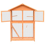 Bird Cage Solid Pine & Fir Wood 125.5x59.5x164 cm