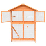 Bird Cage Solid Pine & Fir Wood 125.5x59.5x164 cm - Side View
