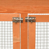 Bird Cage Solid Pine & Fir Wood 125.5x59.5x164 cm - Rear View