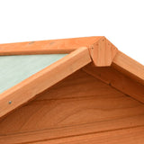 Bird Cage Solid Pine & Fir Wood 125.5x59.5x164 cm - Close-Up Angle