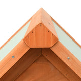 Dog House Solid Pine & Fir Wood 72x85x82 cm - 45-Degree Angle