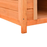 Dog House Solid Pine & Fir Wood 72x85x82 cm