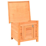 Cat House Solid Pine & Fir Wood 50x46x43.5 cm - Side View