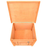 Cat House Solid Pine & Fir Wood 50x46x43.5 cm - Extra Image
