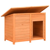 Dog Cage Solid Pine & Fir Wood 120x77x86 cm - Top-Down View