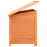 Dog Cage Solid Pine & Fir Wood 120x77x86 cm - Close-Up Angle
