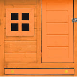 Chicken Cage Solid Pine & Fir Wood 170x81x110 cm - Extra Image