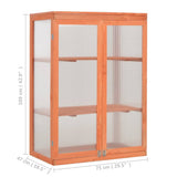 Greenhouse Wood 75x47x109 cm