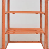 Greenhouse Wood 75x47x109 cm - Low Angle