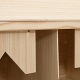 Chicken Laying Nest 2 Compartments 63x40x65 cm Solid Pine Wood - Low Angle