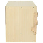 Chicken Laying Nest 3 Compartments 96x40x45 cm Solid Pine Wood