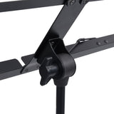 Music Book Stand Black Steel - Low Angle