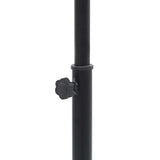 Guitar Stand Black Steel - Top-Down View