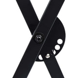 Keyboard Stand and Stool Set Black - Close-Up Angle