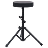 Double Braced Keyboard Stand and Stool Set Black - 45-Degree Angle