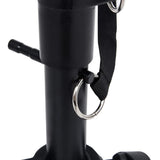 Double Braced Keyboard Stand and Stool Set Black - Close-Up Angle