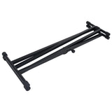 Double Braced Keyboard Stand and Stool Set Black - Top-Down View