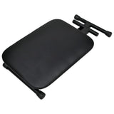 Double Braced Keyboard Stand and Stool Set Black - Rear View