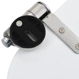 WC Toilet Seat with Soft Close Lid MDF Starfish Design - Close-Up Angle