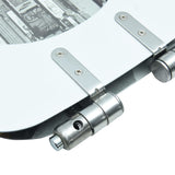 WC Toilet Seat with Soft Close Lid MDF New York Design - Extra Image