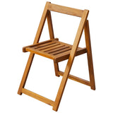 5 Piece Folding Outdoor Dining Set Solid Acacia Wood