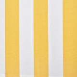 Folding Awning Manual Operated 300 cm Yellow/White