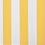 Folding Awning Manual Operated 300 cm Yellow/White