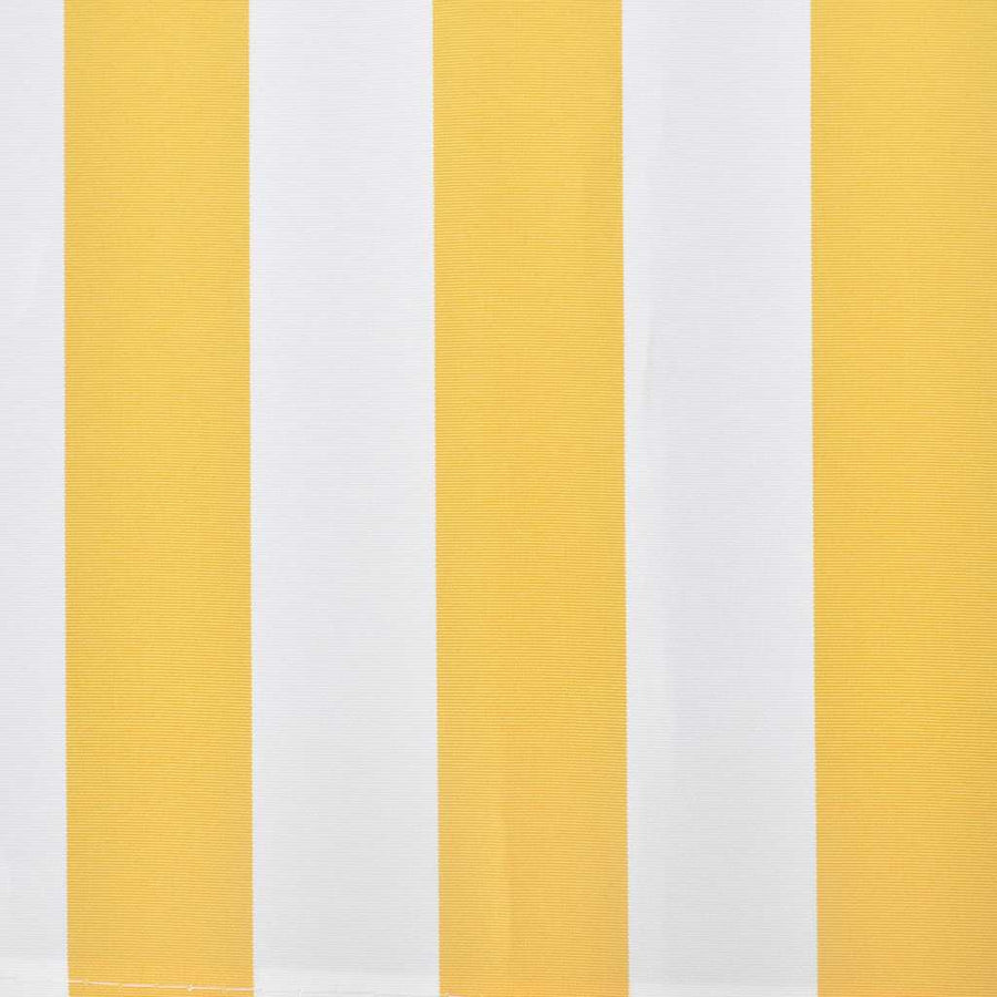 Folding Awning Manual Operated 300 cm Yellow/White