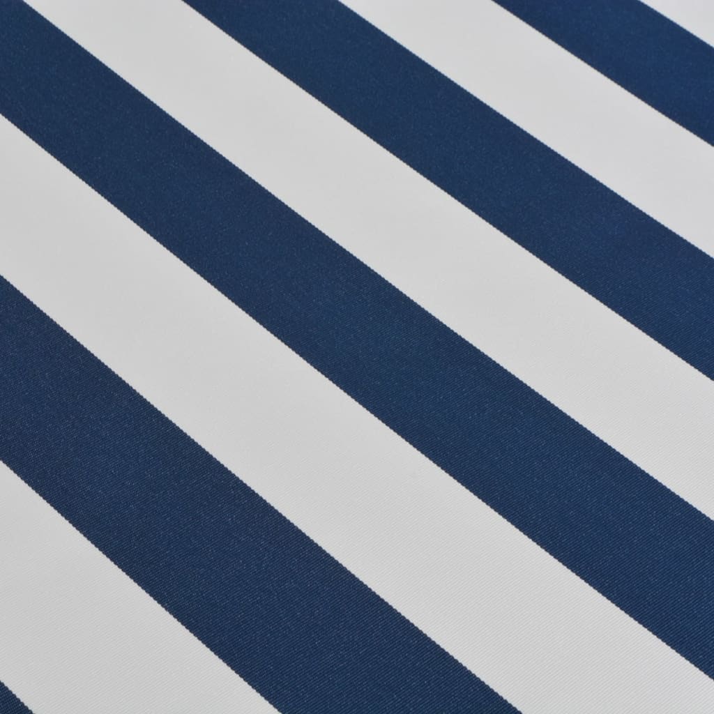 Folding Awning Manual Operated 350 cm Blue/White
