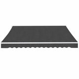 Folding Awning Manual Operated 350 cm Anthracite