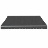 Folding Awning Manual Operated 500 cm Anthracite