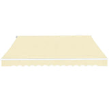 Folding Awning Manual Operated 400 cm Cream